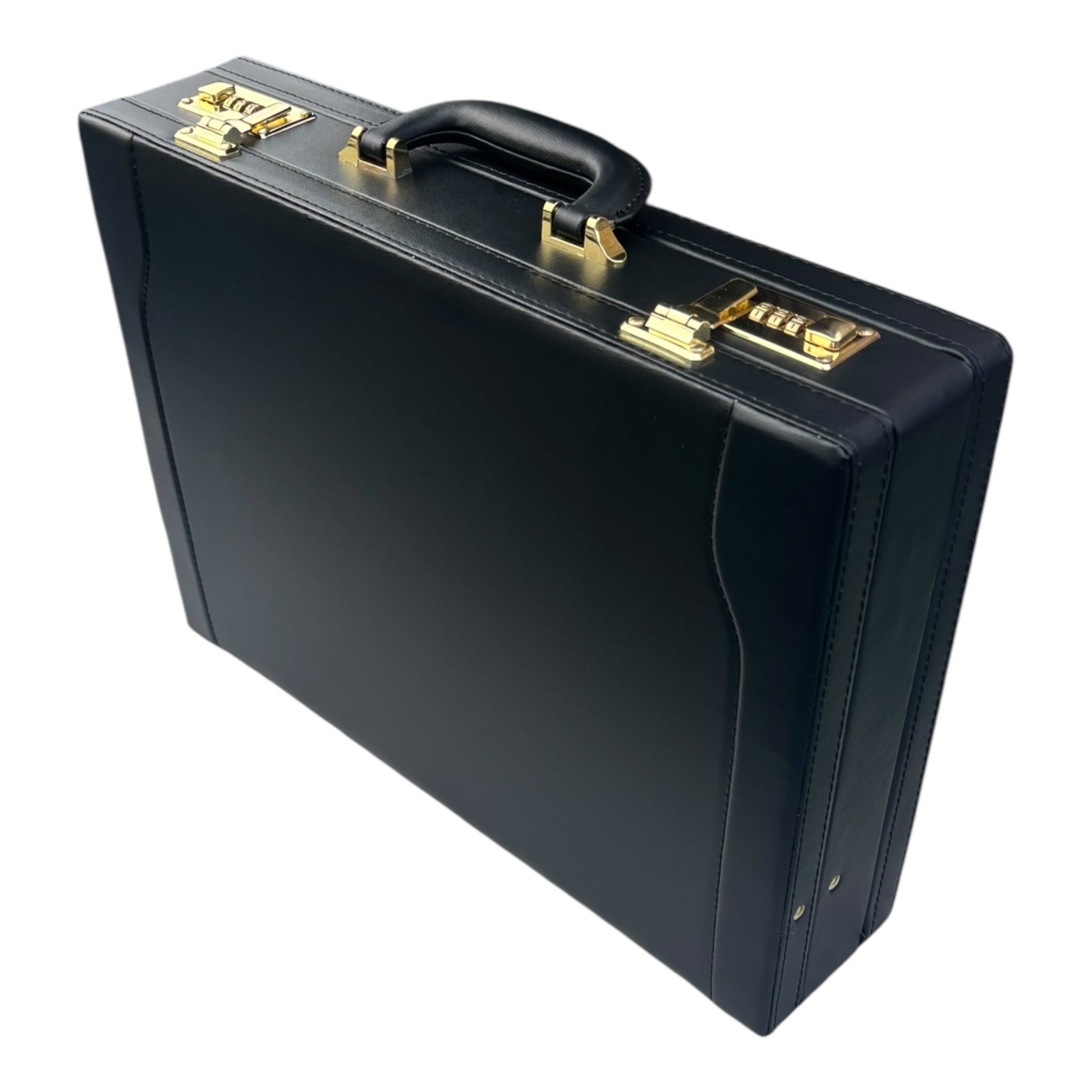 Black briefcase with writing board