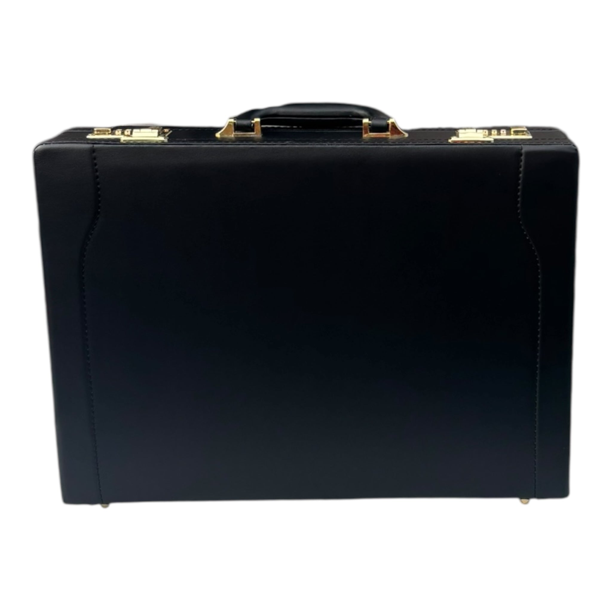 Black briefcase with writing board