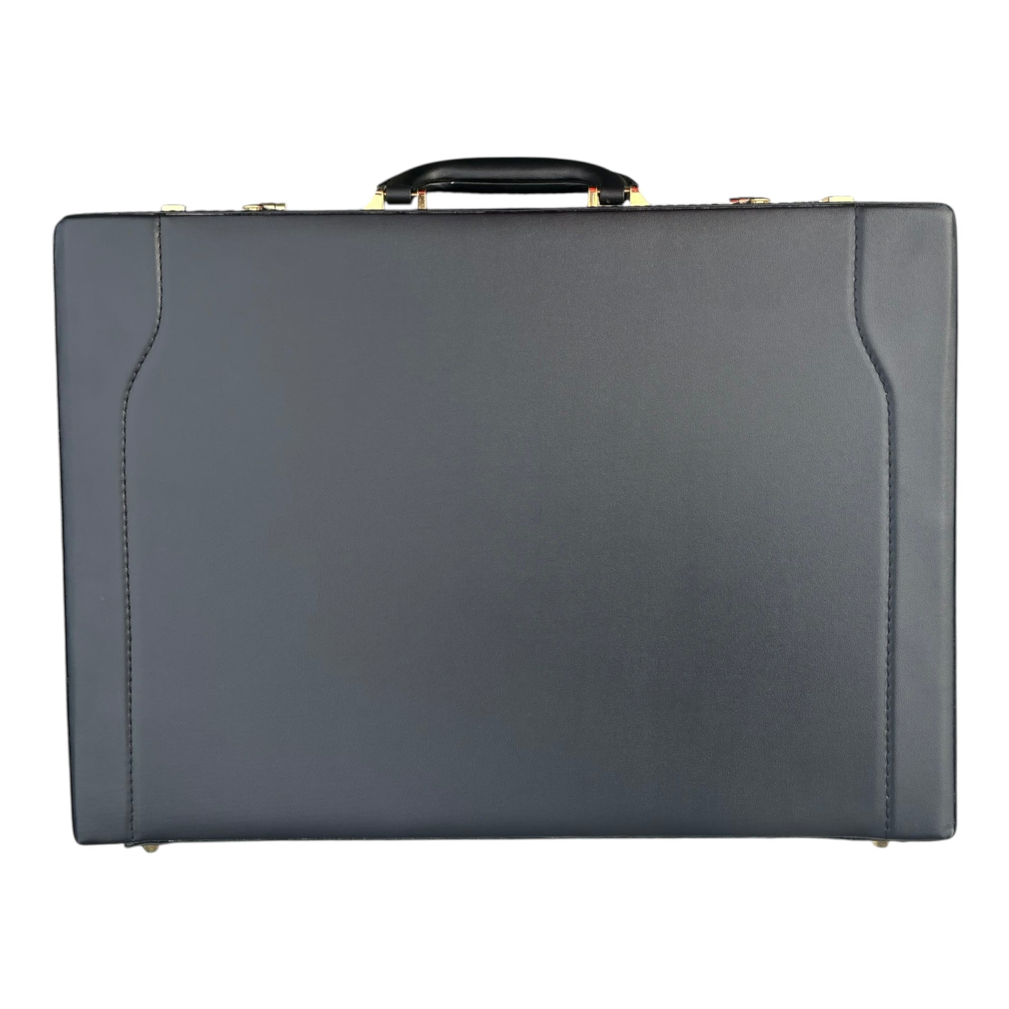Black briefcase with writing board